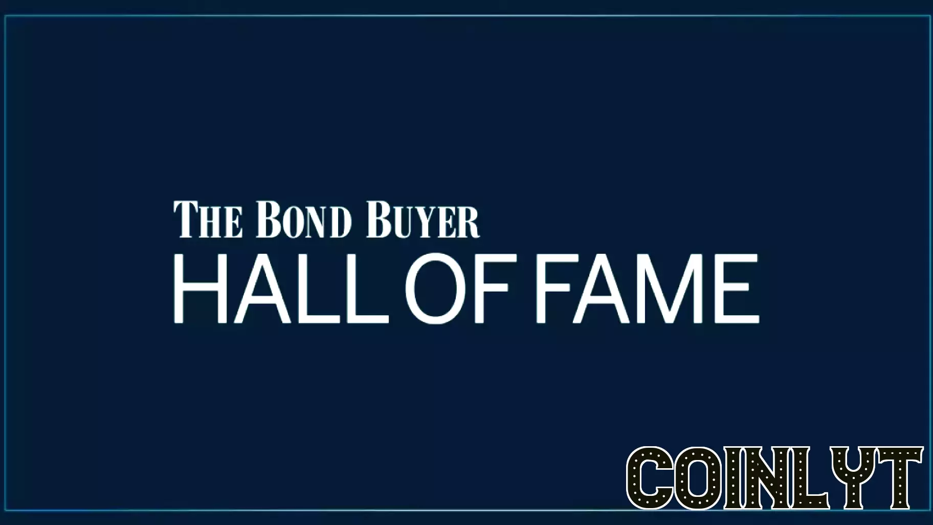 A Retrospective on the Municipal Finance Hall of Fame
