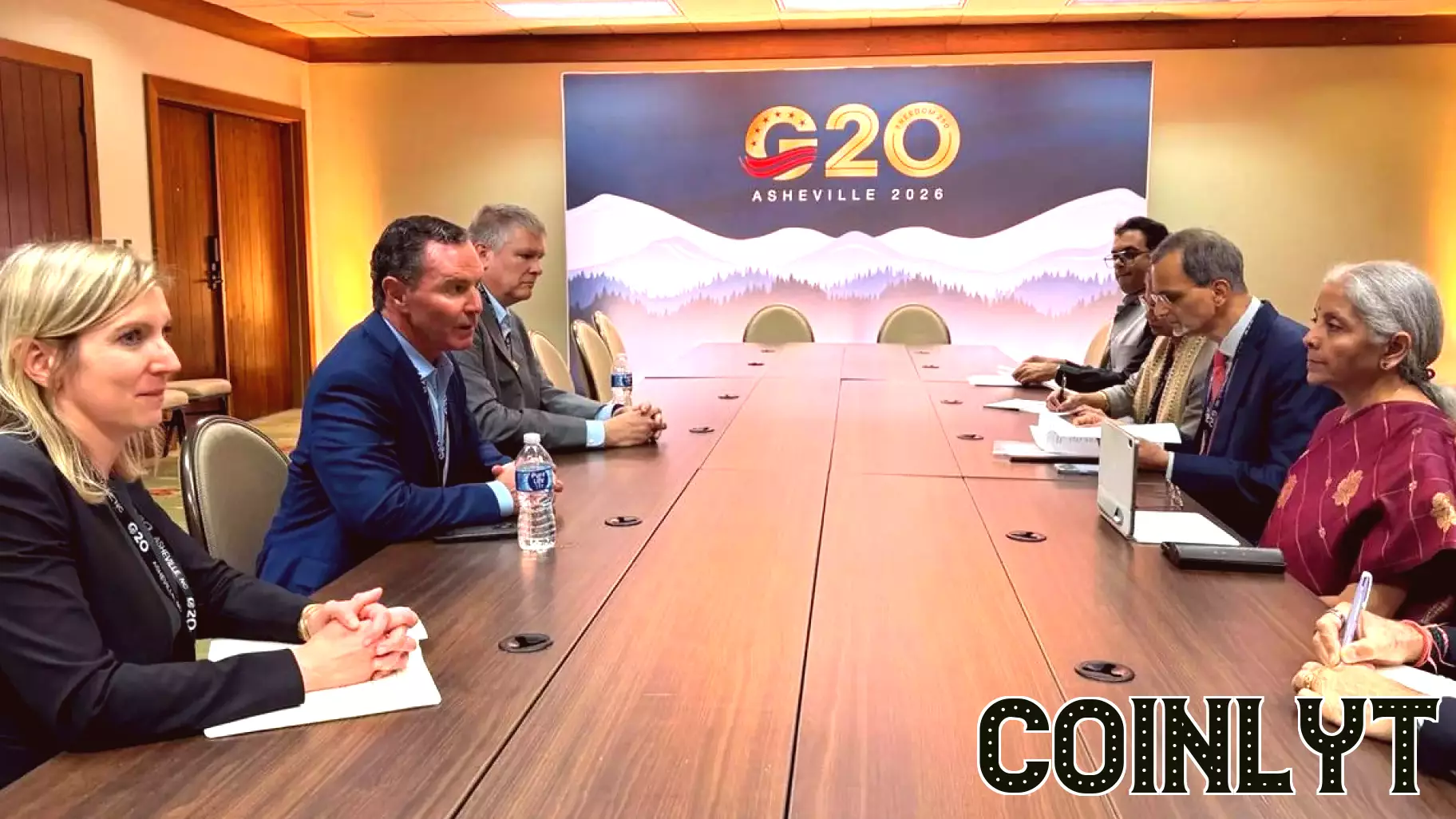 Nirmala Sitharaman in U.S. Asheville city for G-20 finance ministerial meet