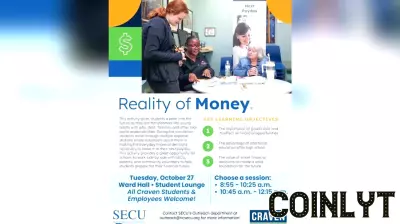 Craven Community College and SECU Team Up for Student Financial Literacy Event